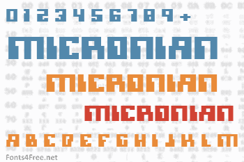 Micronian Font