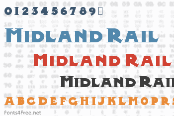 Midland Rail Font