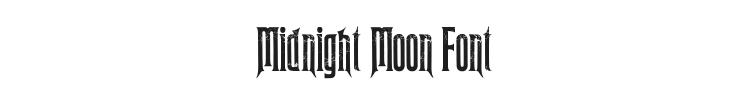 Midnight Moon Font Preview