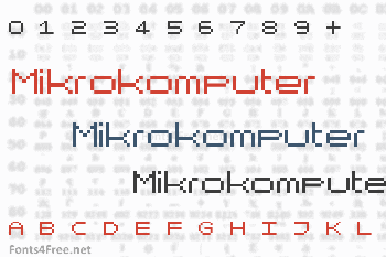 Mikrokomputer Font