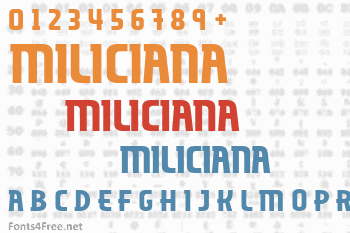 Miliciana Font