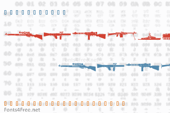 Military Dingbats Font
