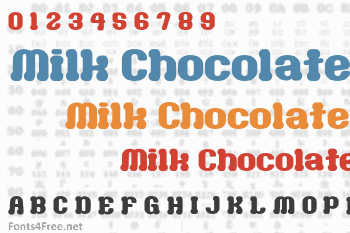 Milk Chocolate Font