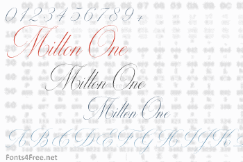 Milton One Font