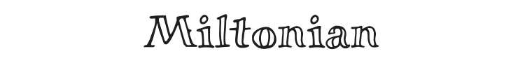 Miltonian Font Preview