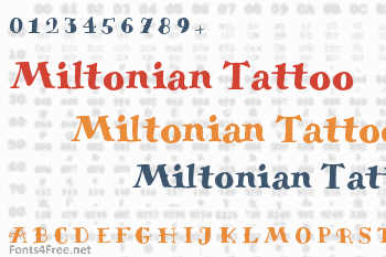 Miltonian Tattoo Font