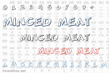Minced Meat Font