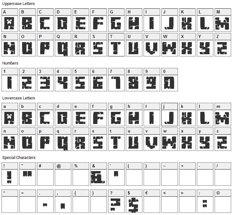 Minecraft Font Download - Fonts4Free