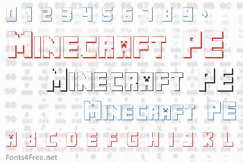 Minecraft PE Font