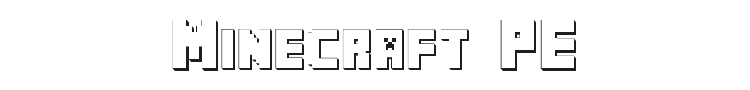 Minecraft PE Font