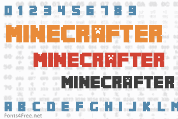 MineCrafter Font