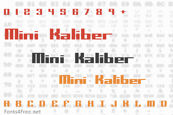 Mini Kaliber Font