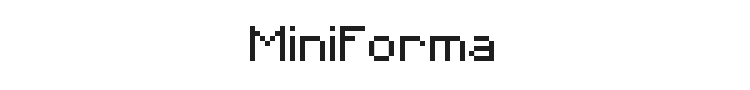 MiniForma Font