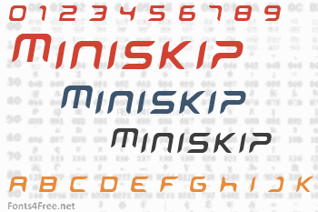 Miniskip Font
