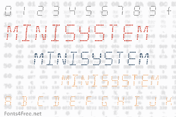 Minisystem Font