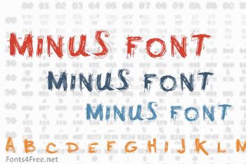 Minus Font