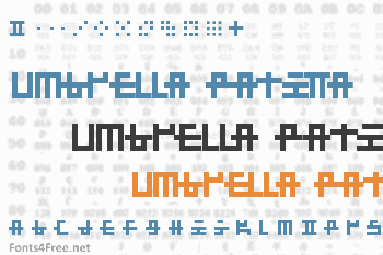 Mischstab Umbrella Patina Font