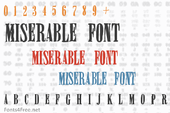 Miserable Font