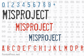 Misproject Font