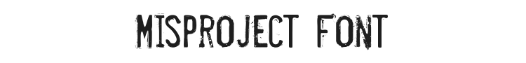 Misproject Font