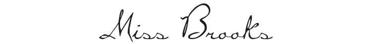 Miss Brooks Font