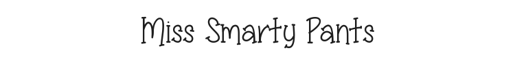 Miss Smarty Pants Font Preview
