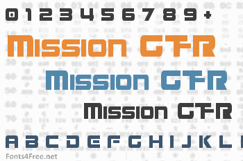 Mission GT-R Font