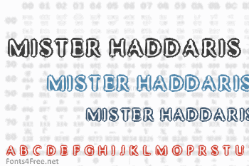 Mister Haddaris Font