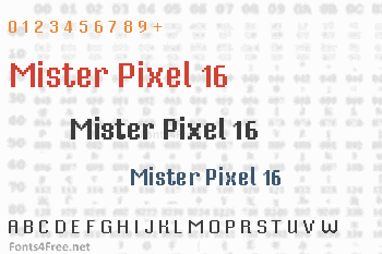 Mister Pixel 16 Font