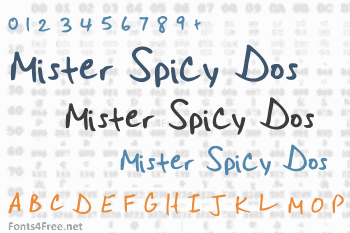 Mister Spicy Dos Font