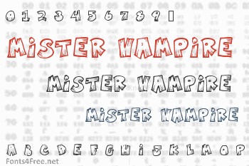 Mister Vampire Font