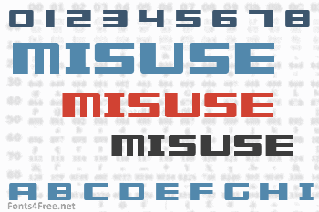 Misuse Font