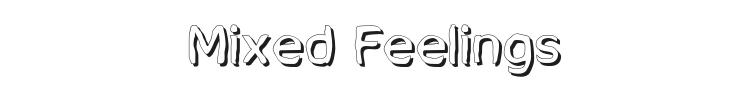 Mixed Feelings Font Preview