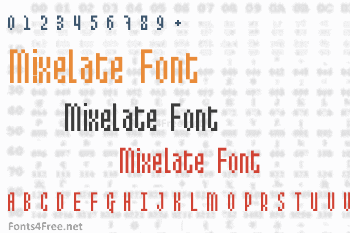 Mixelate Font