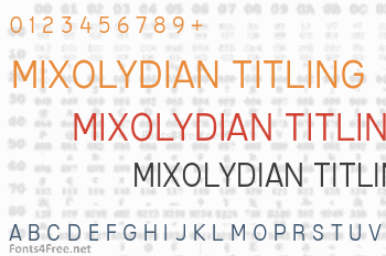 Mixolydian Titling Font