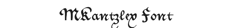 MKantzley Font