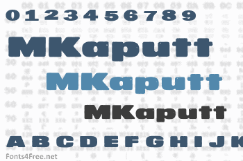 MKaputt Expanded Font