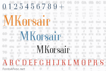 MKorsair Font