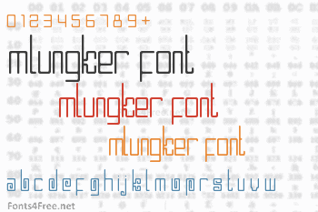 Mlungker Font