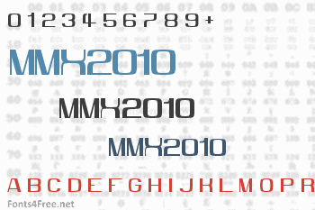 MMX2010 Font