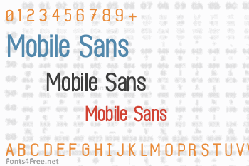Mobile Sans Font