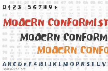 Modern Conformist Font