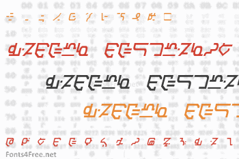 Modern Destronic Font