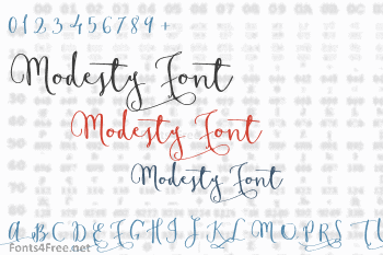 Modesty Font