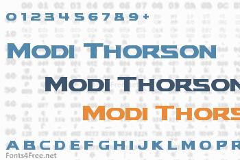 Modi Thorson Font