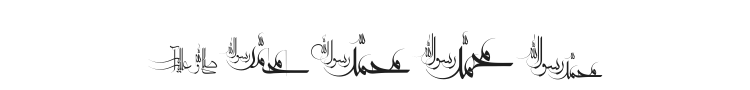 Mohammad RasoolAllah Font Preview