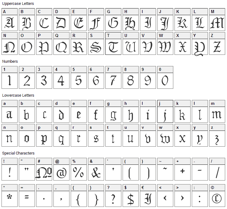 Bertholdr Mainzer Fraktur Font · 1001 Fonts