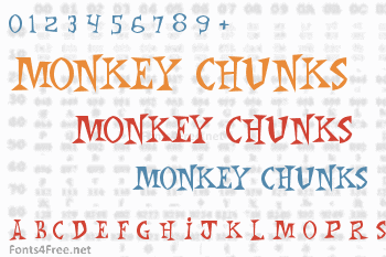 Monkey Chunks Font