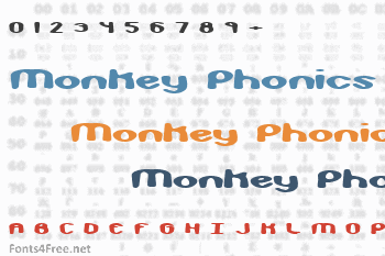 Monkey Phonics Font