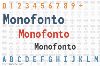 Monofonto Font